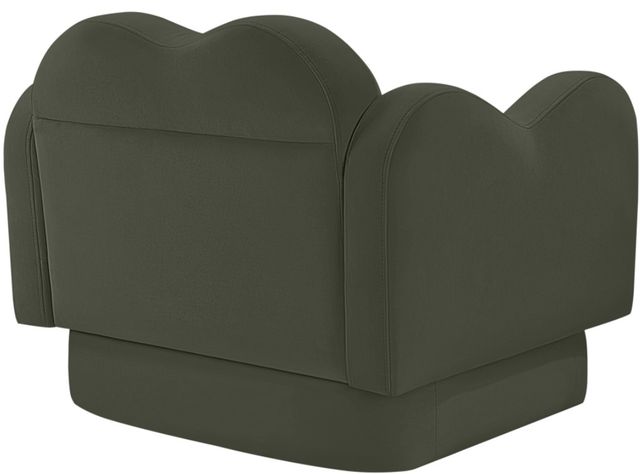 Meridian Furniture Bloom Green Velvet Upholstered Accent Chair-3