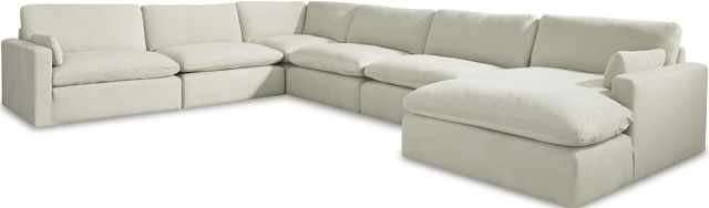 Signature Design by Ashley® Sophie 6-Piece Ivory Right-Arm Facing Sectional and Chaise-0