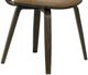 Armen Living Jaguar Espresso/Vintage Dark Brown Dining Chair-4