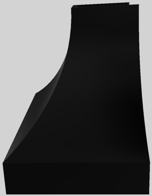 Vent-A-Hood® Designer Series 36" Black Wall Mounted Range Hood-1