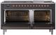 Ilve® Nostalgie II Series 60" Graphite Matte Pro Style Dual Fuel Range-1