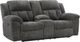 Signature Design by Ashley® Frohn Graphite Manual Double Reclining Loveseat with Console-0