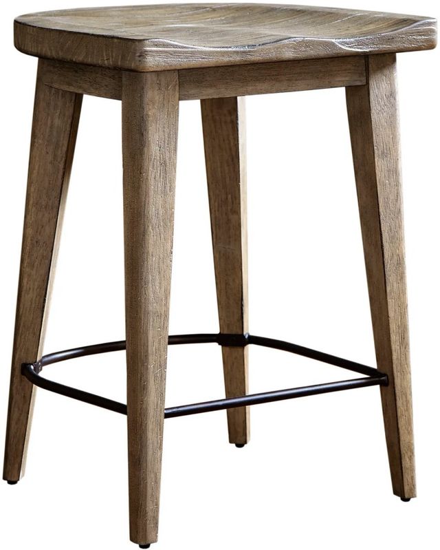 Hammary® Sanbern Soft Distressed Brown Barstool-0