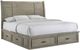 Elements International Sullivan Drift Grey King Storage Bed-0