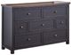 A-America® Stormy Ridge Chickory Black Dresser-0