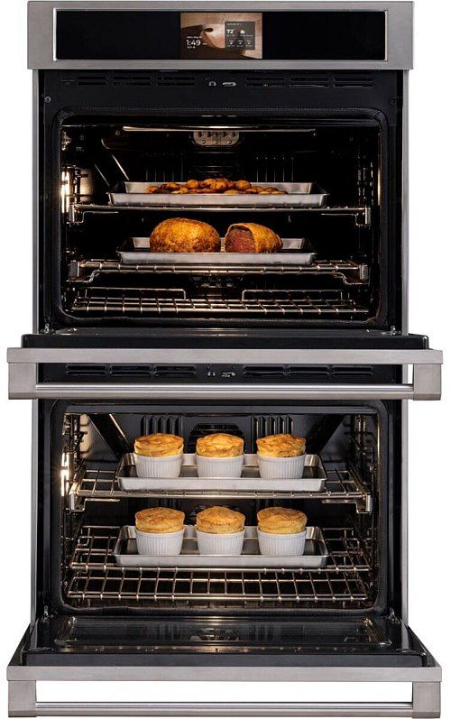 Monogram® Statement 30" Stainless Steel Double Electric Wall Oven-3