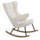 VIG Furniture Modrest Colfax White Rocking Chair-0