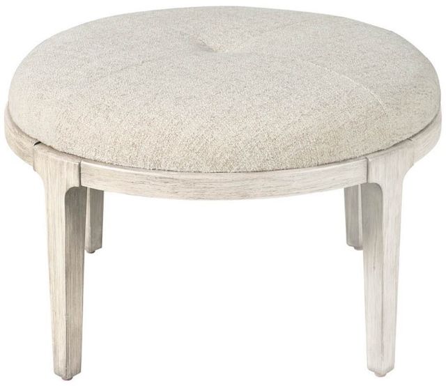 Universal Explore Home™ Dwell Monique Linen/River Rock Bunching Ottoman-1