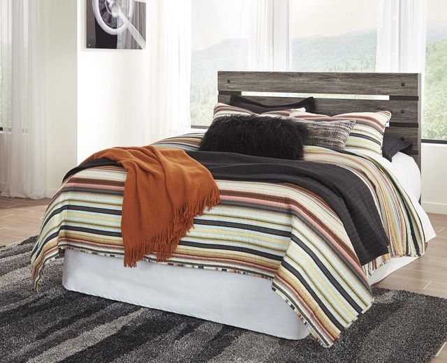 Signature Design by Ashley® Cazenfeld Black/Gray King/California King Panel Headboard-2
