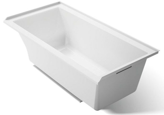 KOHLER® Underscore® Ice Gray 60" x 30" Alcove Bath - Right Drain-0