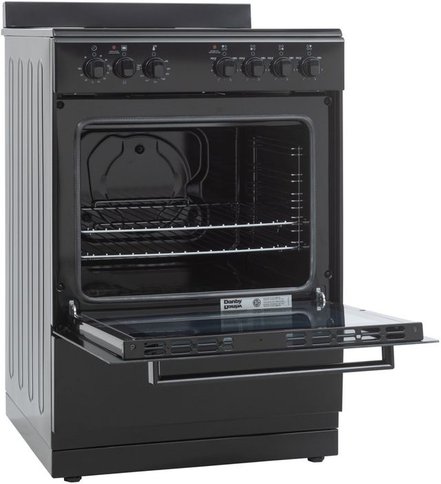 Danby 24" Black Glass Top Freestanding Electric Range-3