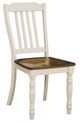 Signature Design by Ashley® Mellintine Antique White/Brown Side Chair-0
