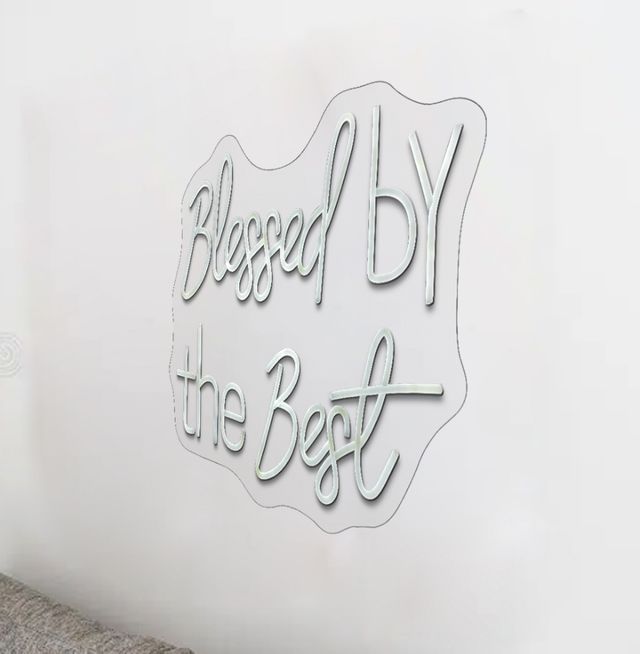 Classy Living Enlightened Neon Bless by the Best Wall Art-3