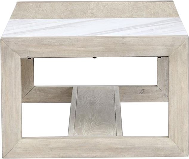 Magnussen Home® Preston Gallery Buff Rectangular Cocktail Table-3
