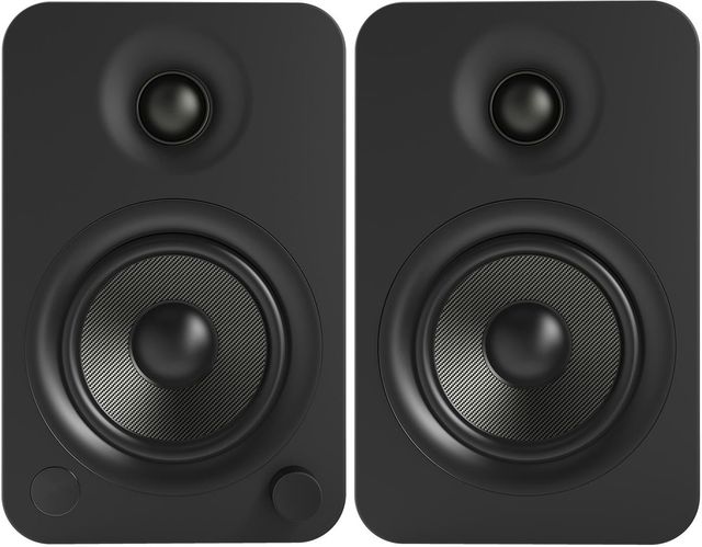 Kanto YU4 Matte Black Powered Speakers (Pair)-1