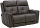 Flexsteel® Ranger Rustic Brown Power Reclining Loveseat -0