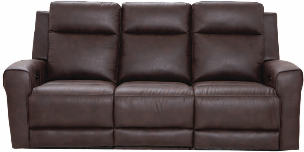 Cheers by Man Wah Cowboy Brown Power Reclining Sofa - Thumbnail 2