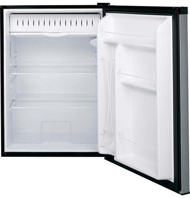 GE® Spacemaker® 24" 5.6 Cu. Ft. Stainless Steel Compact Refrigerator-1