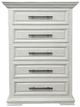 Million Dollar Rustic Coliseo Frosted White/Gold Chest with Hardware-0