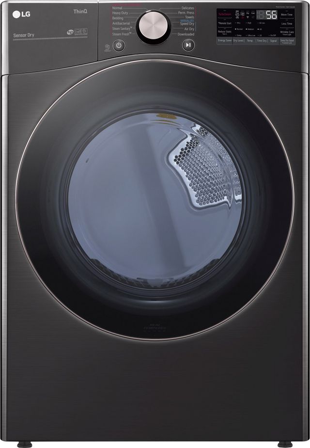 LG 7.4 Cu. Ft. Black Steel Front Load Gas Dryer-0