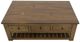 International Furniture Direct Parota III Barrel Brown Cocktail Table-4