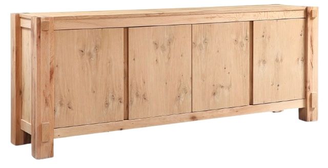 Home Trends & Design Flagstaff Natural Distressed Oak Buffet-0