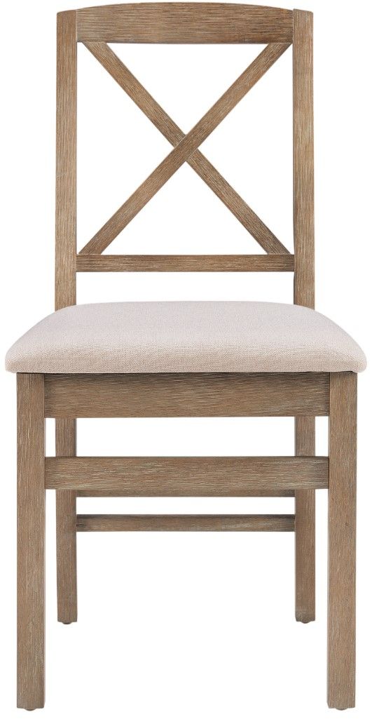 Linon Torino 2-Piece Gray Wash Dining Chair Set-3