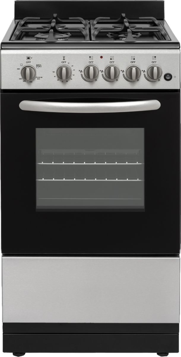 Element® 20" Stainless Steel Freestanding Gas Range-1