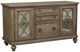 Liberty Furniture Simply Elegant Heathered Taupe Credenza-0
