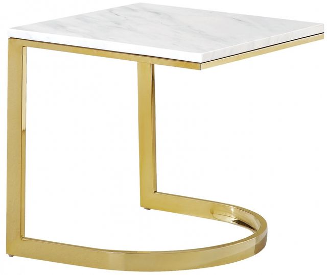 Meridian Furniture London Gold End Table-0