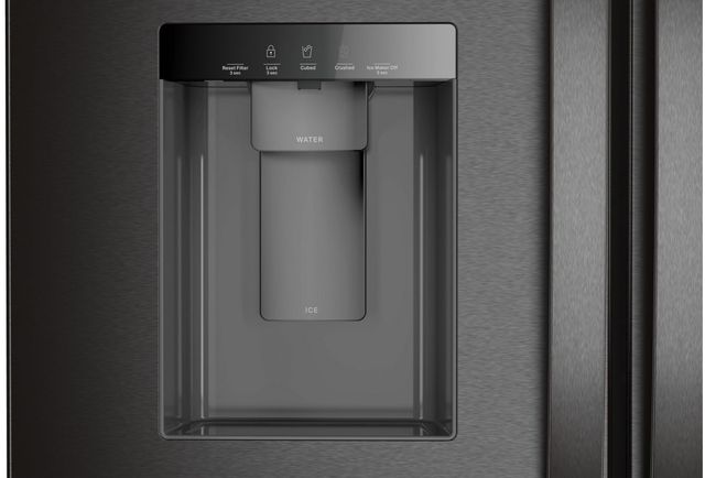 Whirlpool® 36" 29.6 Cu. Ft. Fingerprint Resistant Black Stainless Steel French Door Refrigerator with Dual Ice Makers -1