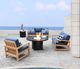CabanaCoast® Customizable Savannah SOL Teak™ Outdoor Loveseat-5