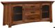 A-America® Eldora Saddle Brown Media Console-0
