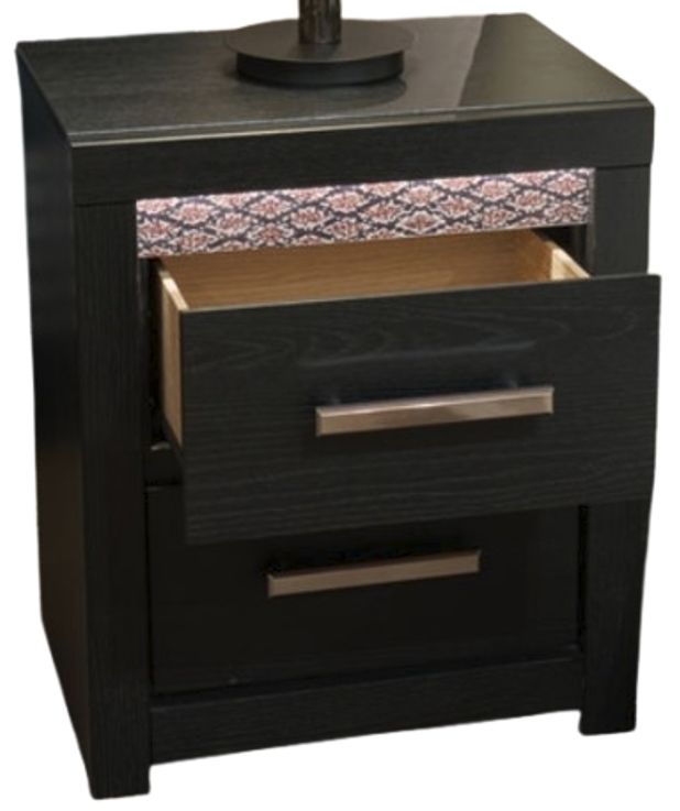 Signature Design by Ashley® Shoralli Black Nightstand-2