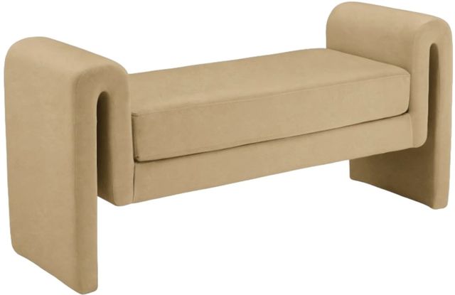 Meridian Furniture Sloan Camel 51" Bench-0