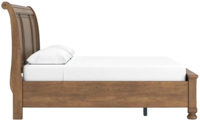 Signature Design by Ashley® Feddinger Medium Brown Queen Storage Sleigh Bed-4