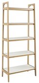 Ollix by Madison Park Parker Off-White and Natural Shelf or Bookshelf-1