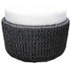 CabanaCoast® Customizable Circa Wicker Outdoor Ottoman-0