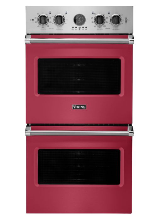 Viking® 5 Series 27" Valentine Double Electric Premiere Wall Oven-0