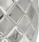 A & B Home Gastonia Shiny Silver Stool-2