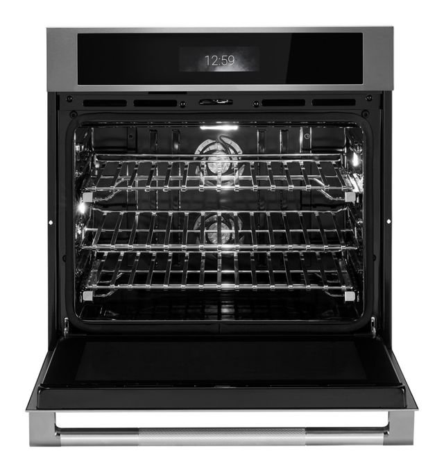 Jennair® RISE™ 30" Stainless Steel Single Electric Wall Oven with V2™ Vertical Dual-Fan True Convection with Advanced Temperature Precision-1