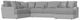 iAmerica Titus 3pc Chaise Sectional-0