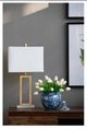 A & B Home White D5.5x13" Faux Tulip-4