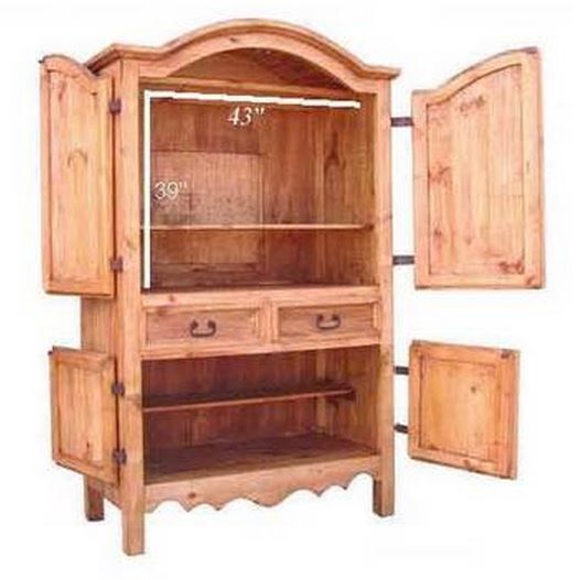 Million Dollar Rustic Sierra Bedroom Armoire-1