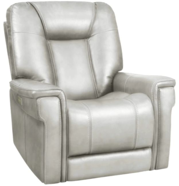 BarcaLounger® Sanibel Rainer Dove Leather Power Recliner-0
