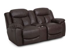 Hunter Brown Power Loveseat