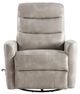New Classic® Home Furnishings Takami Gray Manual Swivel Recliner-2