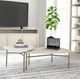 A.R.T. Furniture® Cotiere 2-Piece Terrazo Bunching Cocktail Table with Bronze Legs -4