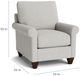 Bassett® Furniture Customizable True Custom® Roll Arm Chair-4