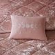Olliix by Intelligent Design Felicia Blush Blush Twin/Twin XL Velvet Comforter Set-3